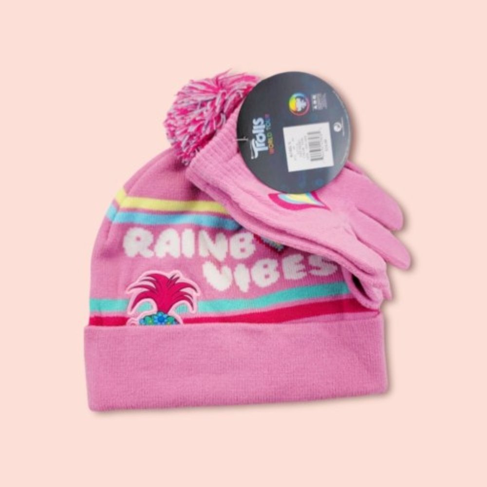 Girls 4-6x DreamWorks Trolls 2-Piece Hat &